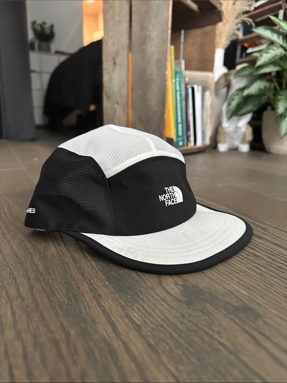 The North Face Black and White Ventilated Running Cap